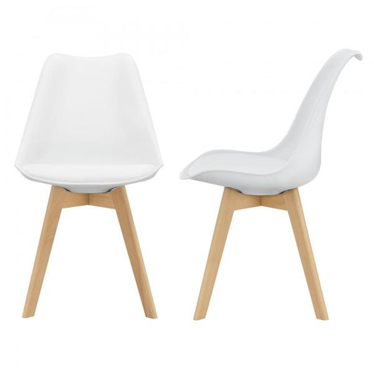 Lot de 2 chaises de salle à manger Fläten blanc