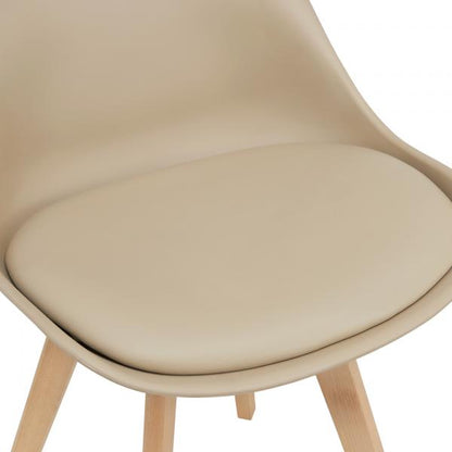 Lot de 2 chaises à manger Fläten beige