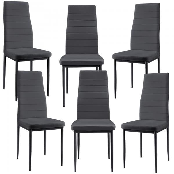 Essgruppe Bjerkvik (Set, 7-tlg) 140x60 cm Grau