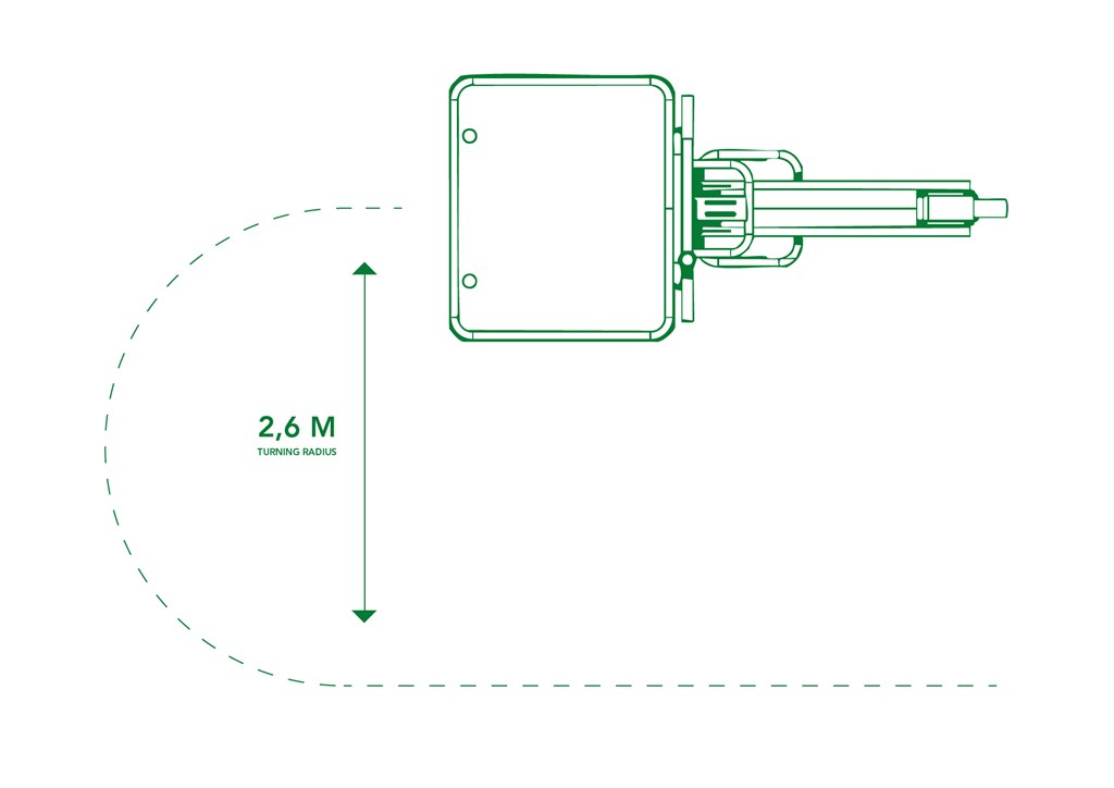 Scooter für Arbeitsplätzen Inkl. Klingel. Mit Fußbremse.