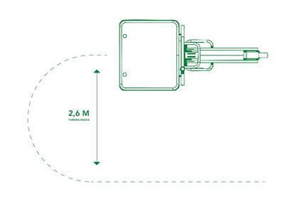 Scooter für Arbeitsplätzen Inkl. Klingel. Mit Fußbremse.