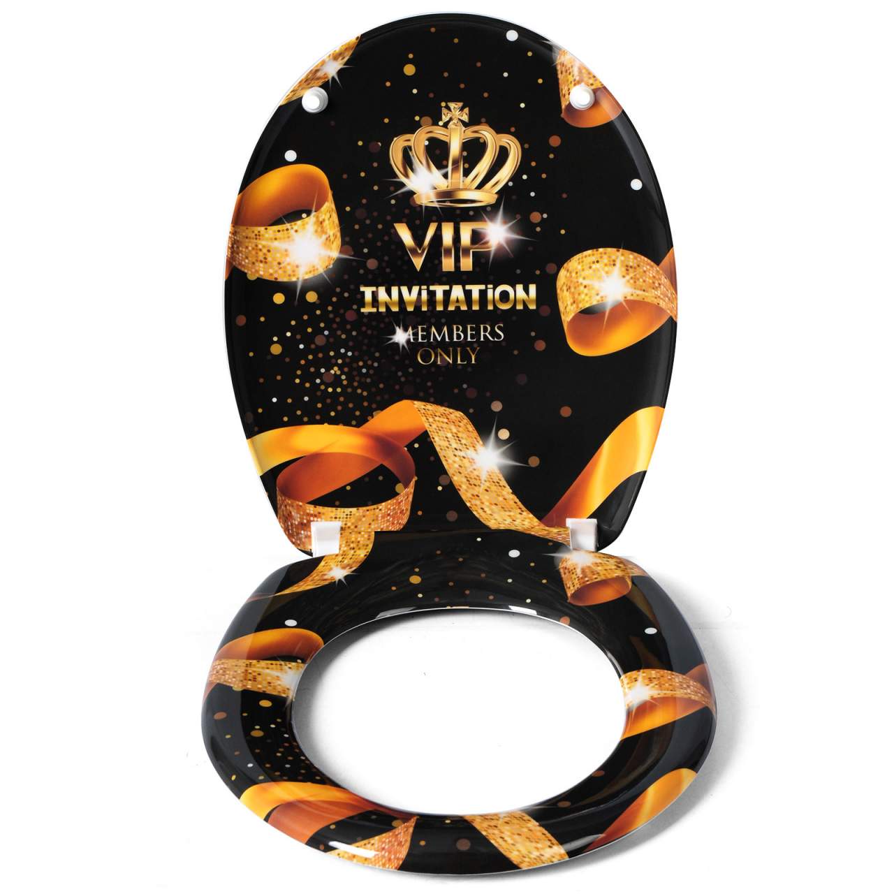 WC-Sitz Duroplast mit Absenkautomatik gold VIP - Palo24