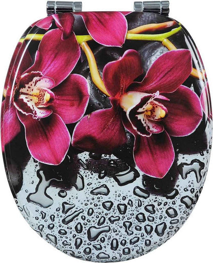 WC-Sitz MDF mit Absenkautomatik Schön Rot