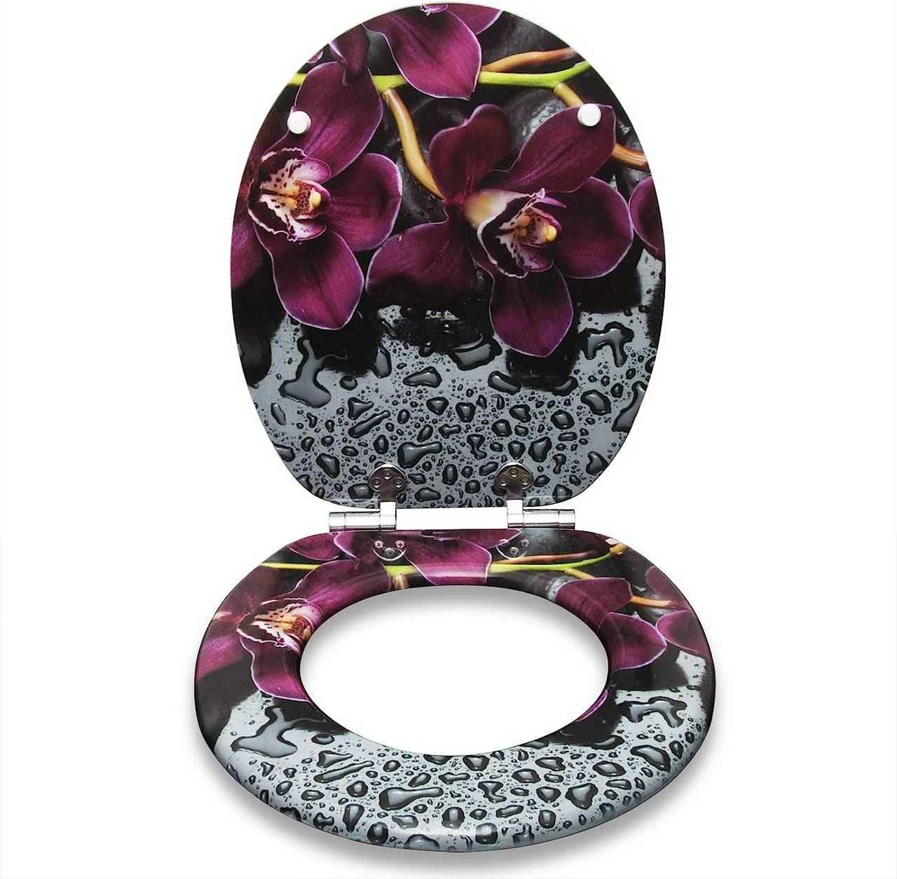 WC-Sitz MDF mit Absenkautomatik Schön Rot