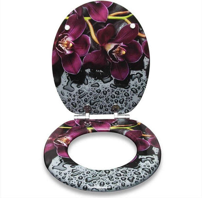 WC-Sitz MDF mit Absenkautomatik Schön Rot