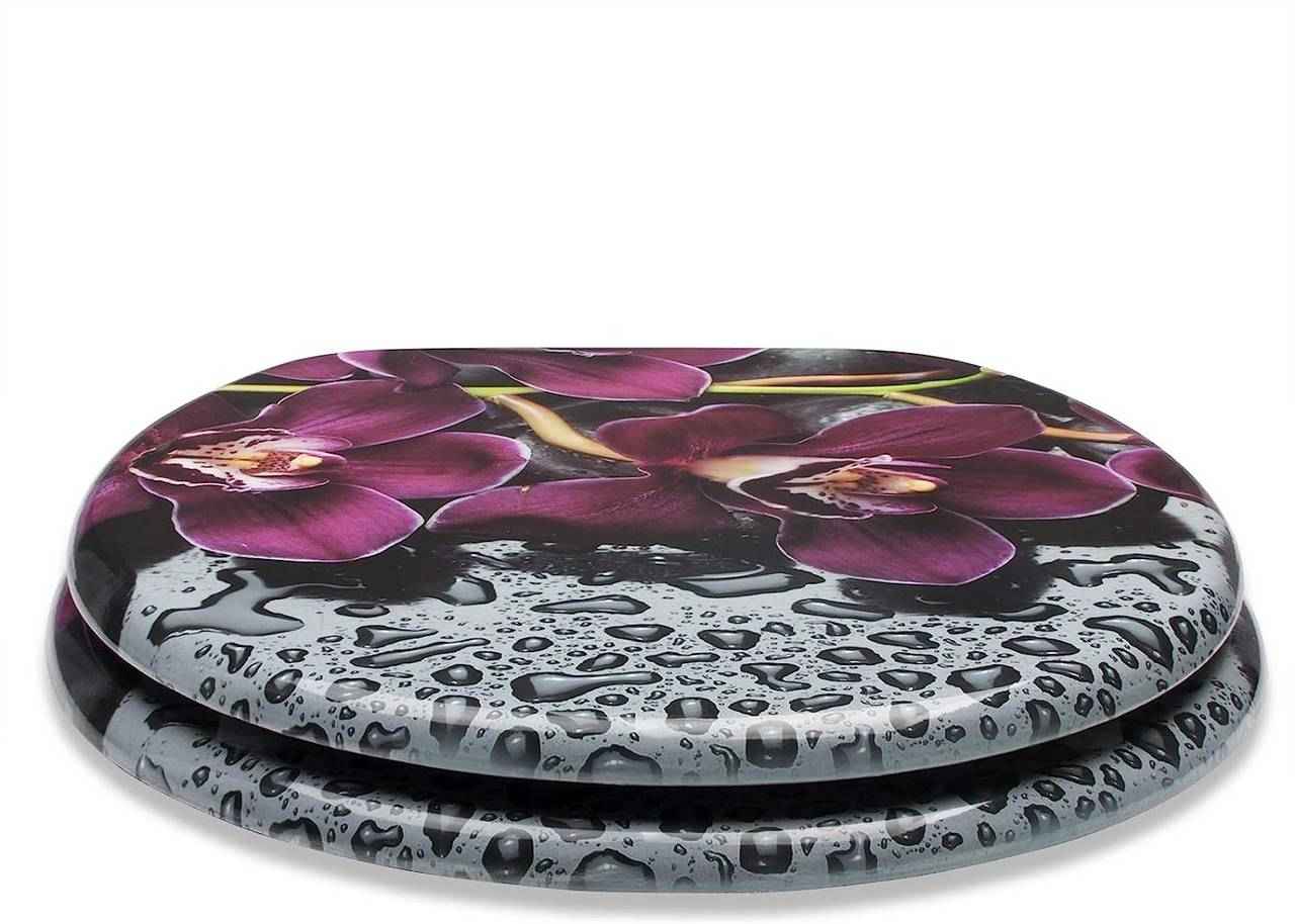 WC-Sitz MDF mit Absenkautomatik Schön Rot