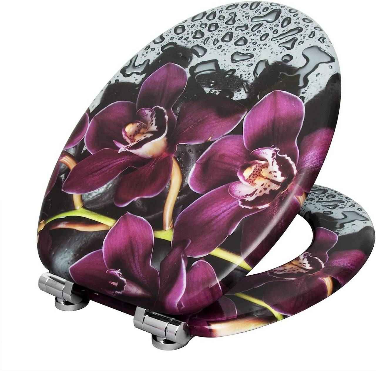 WC-Sitz MDF mit Absenkautomatik Schön Rot