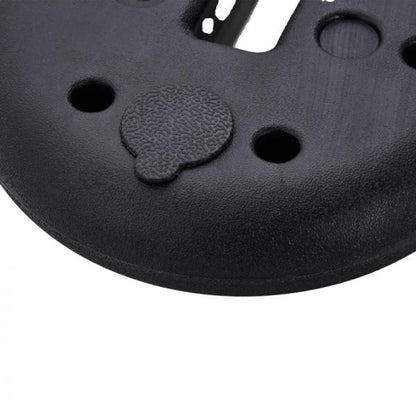 4 tlg. Pavillon Standfuss Gewicht Partyzelt Pavillongewicht befüllbar bis 5 kg HDPE-Kunststoff Schwarz Ø25 x 6 cm - Palo24