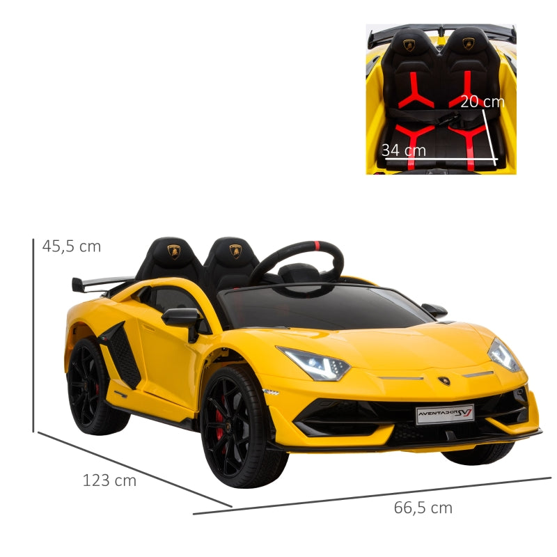 Elektroauto für Kinder 12V Lamborghini Gelb