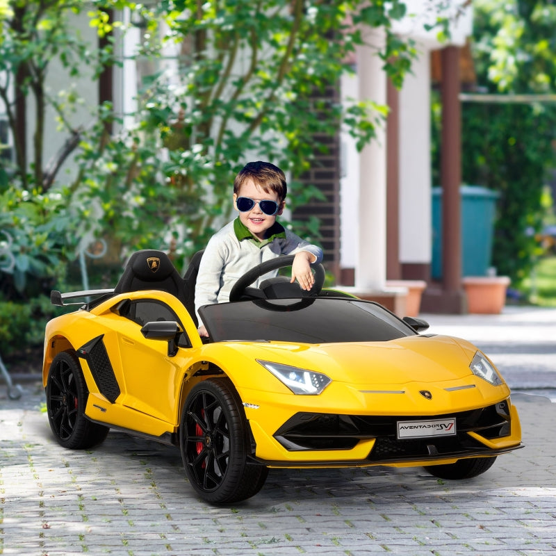 Elektroauto für Kinder 12V Lamborghini Gelb