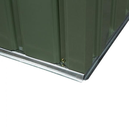 Gerätehaus Gartenhaus Geräteschuppen Hellgrün 280 x 130 x 172 cm - Palo24