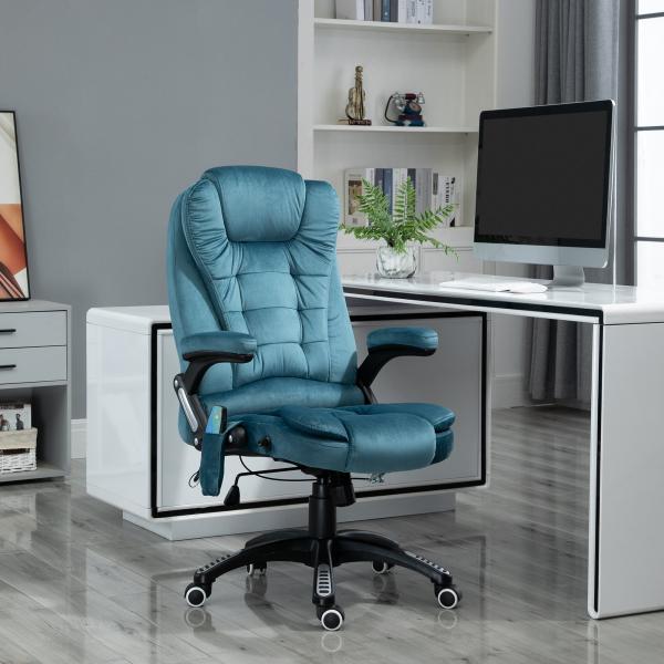 Chaise de massage chaise de direction chaise de jeu chaise pivotante chaise de bureau de massage bleu