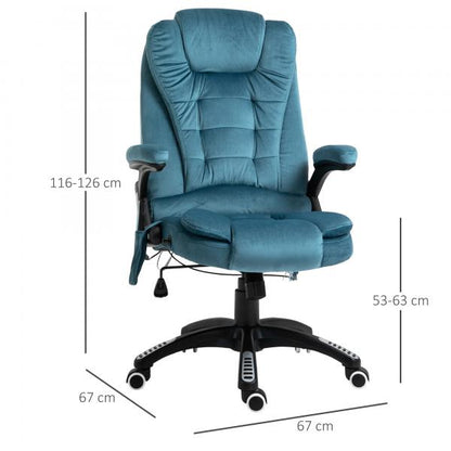 Chaise de massage chaise de direction chaise de jeu chaise pivotante chaise de bureau de massage bleu