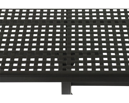 Tisch ROMEO 125x75cm von MBM, Schmiedeeisen marone-antik