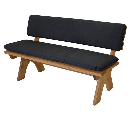 Auflagenset ARIZONA für Bank 3-sitzer, anthrazit, 2-teilig