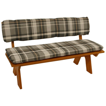 Auflagenset SEATTLE grau/beige kariert - Palo24