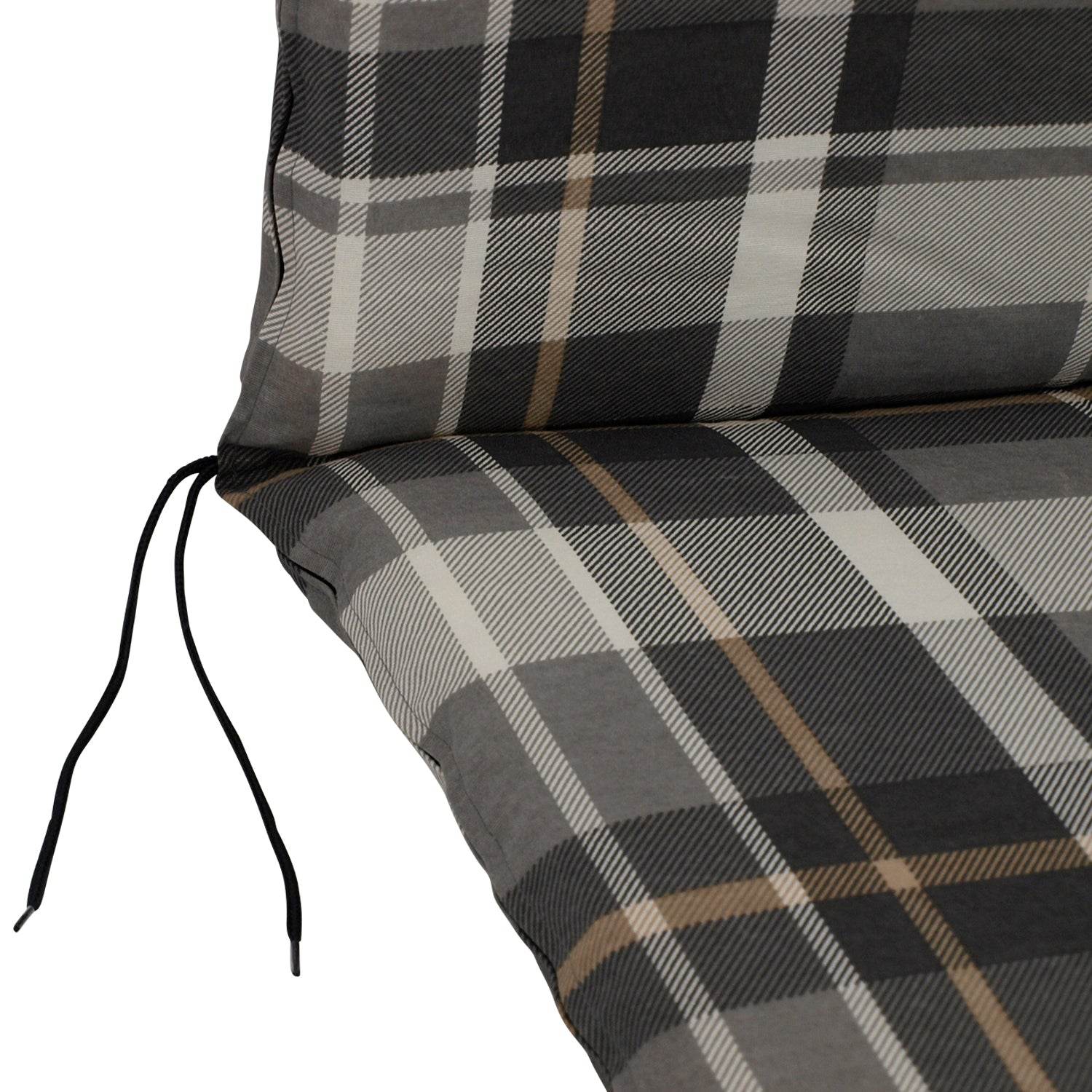 Auflage SEATTLE grau/beige 2-sitzer Bank - Palo24