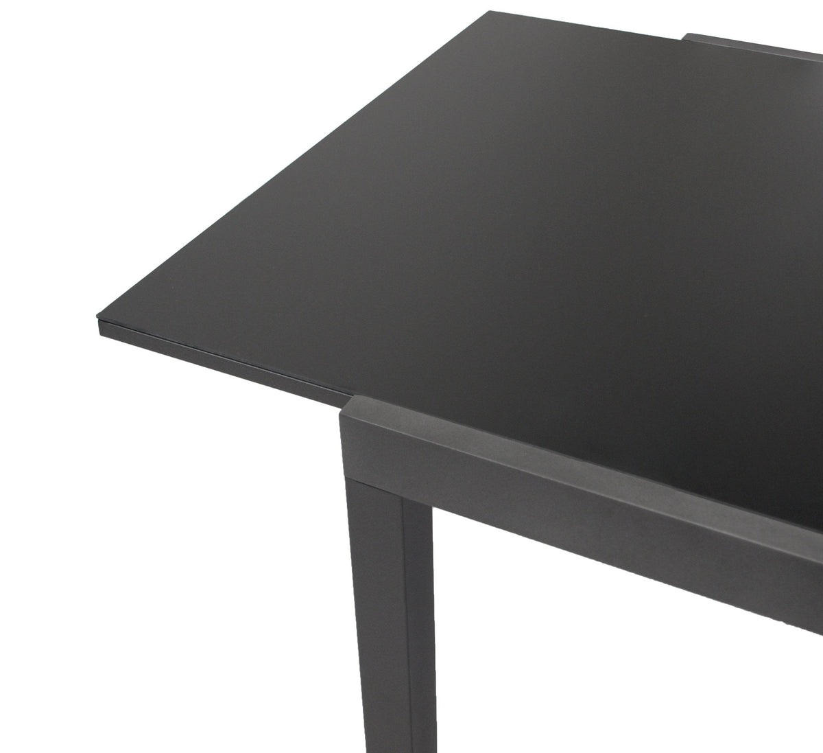 Gartentisch Aluminium Ausziehtisch, 180/240x100 Cm, Mit Glasplatte, Für Bis Zu 10 Personen, Grau