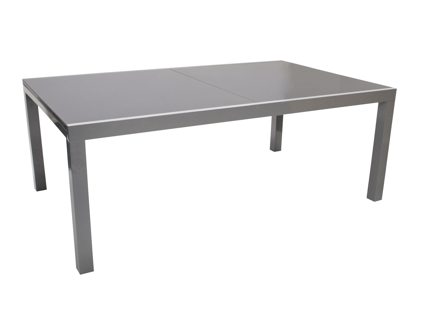 Tavolo allungabile MARINA 200/300x110cm, alluminio + vetro