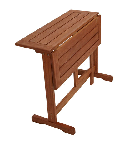 Salon de balcon PORTO 3 pièces, eucalyptus huilé, pliable, certifié FSC®