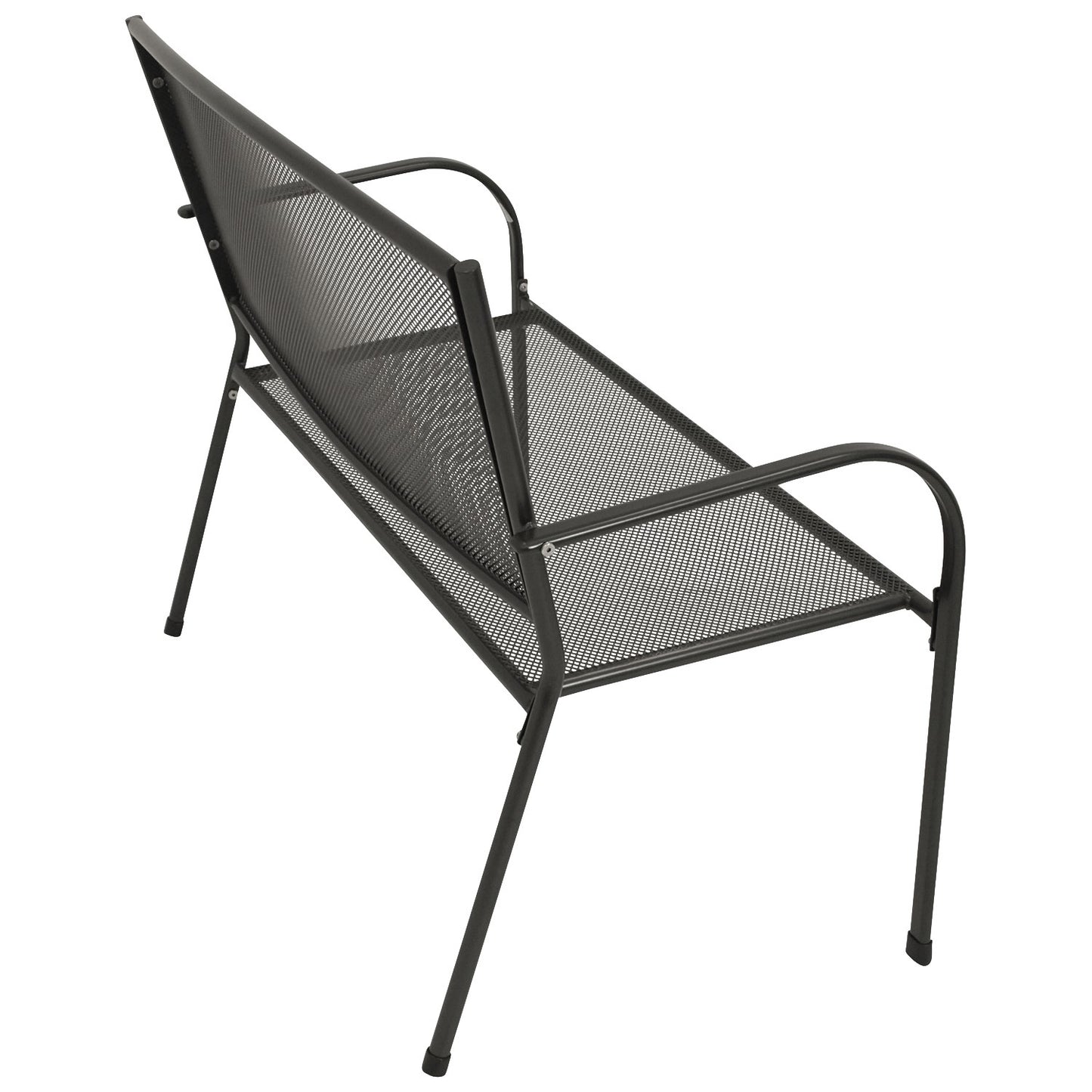 Panca da giardino CLASSIC 2 posti, lamiera stirata antracite