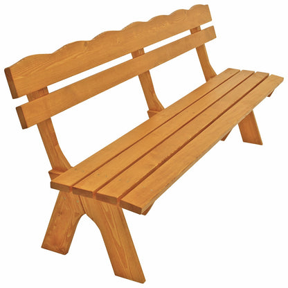 Gartenbank 4-sitzer RHÖN, Kiefer offenporig imprägniert