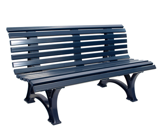 Gartenbank HELGOLAND 3-sitzer, Kunststoff blau