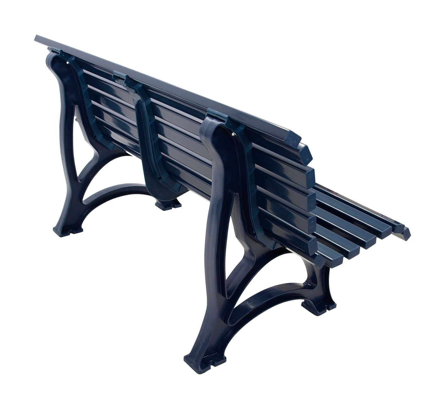 Gartenbank HELGOLAND 3-sitzer, Kunststoff blau