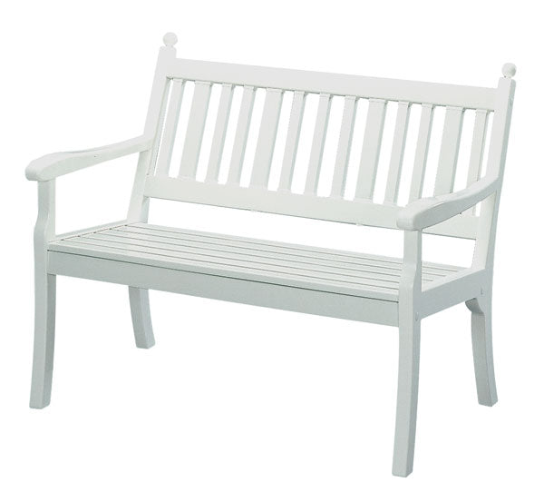 Bank HOHENZOLLERN 2-sitzer von BLOME, Kunststoff weiss