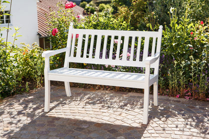 Bank HOHENZOLLERN 2-sitzer von BLOME, Kunststoff weiss