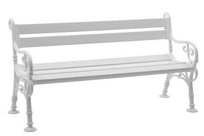 Banc de jardin 3 places LINDERHOF de BLOME, plastique blanc