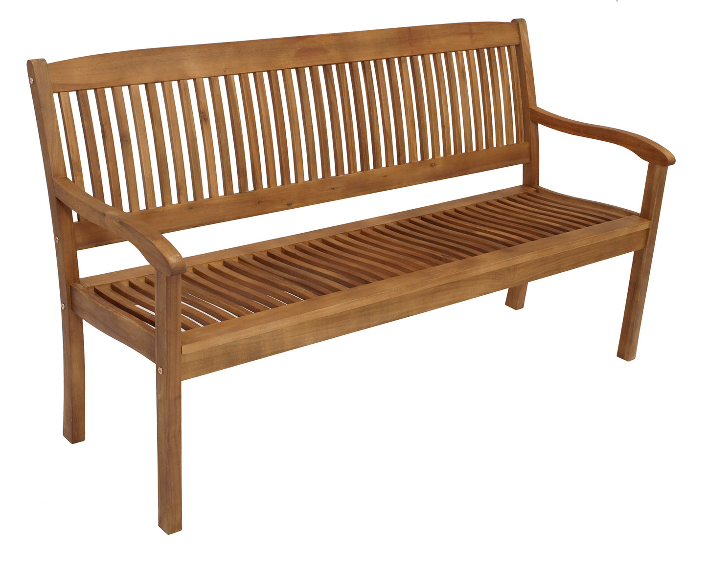 Banc de jardin 3 places MARACANA, acacia huilé