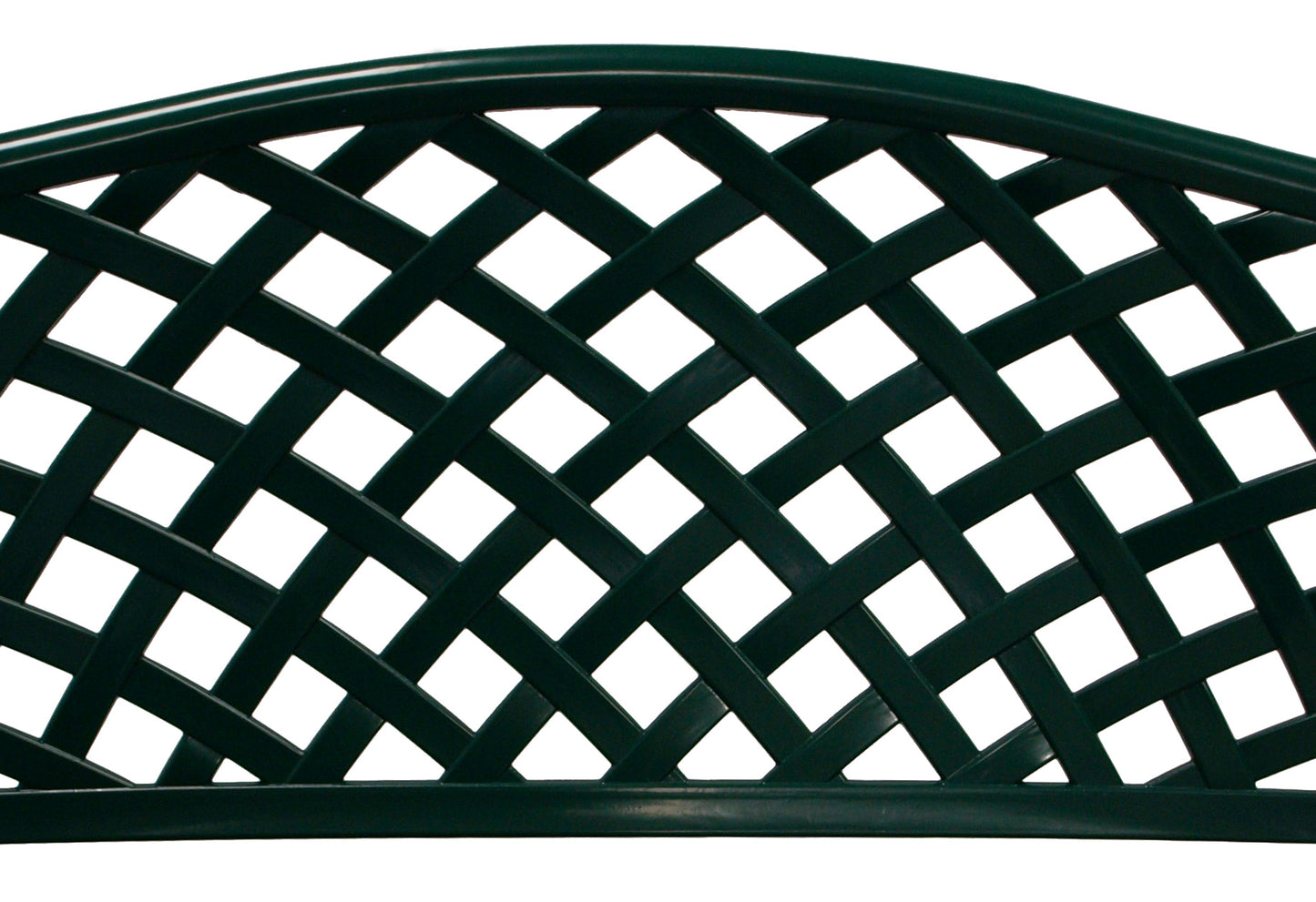 Banc de jardin OXFORD 2 places, fonte d'aluminium vert foncé