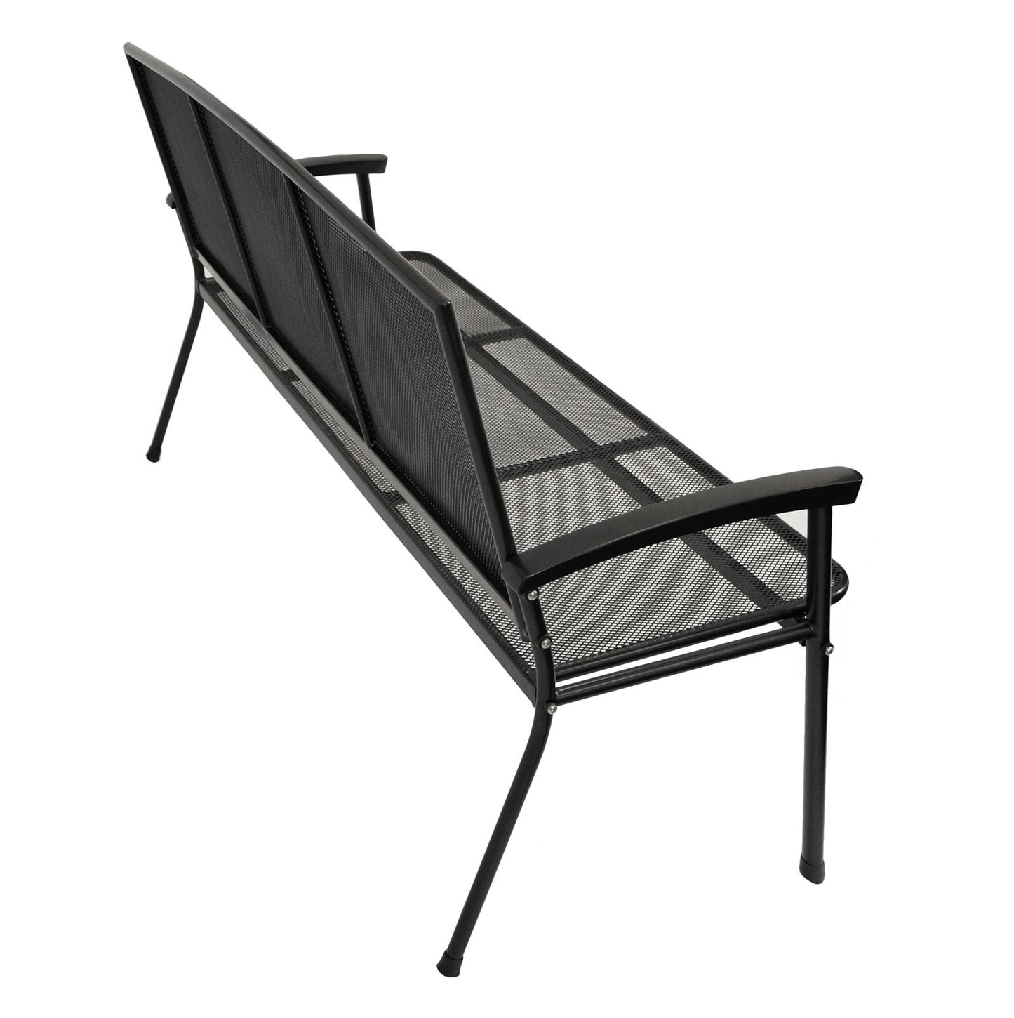 Gartenbank RIVO 3-sitzer, Streckmetall eisengrau