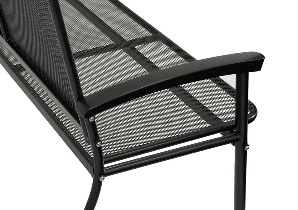 Gartenbank RIVO 3-sitzer, Streckmetall eisengrau