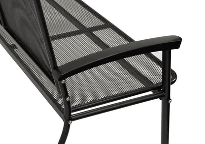 Gartenbank RIVO 3-sitzer, Streckmetall eisengrau