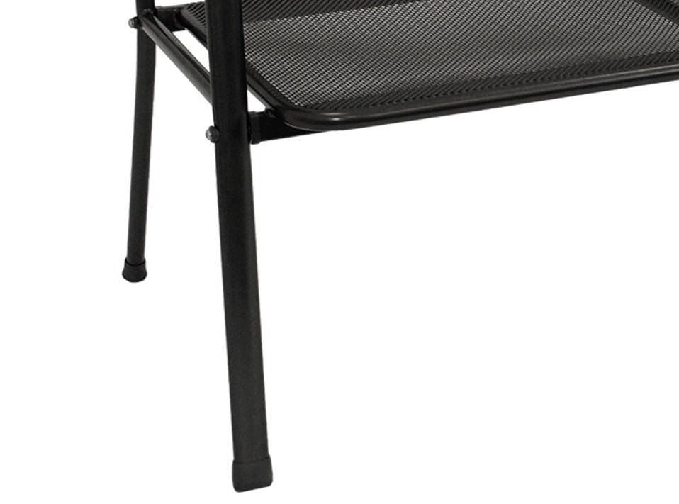 Gartenbank RIVO 3-sitzer, Streckmetall eisengrau