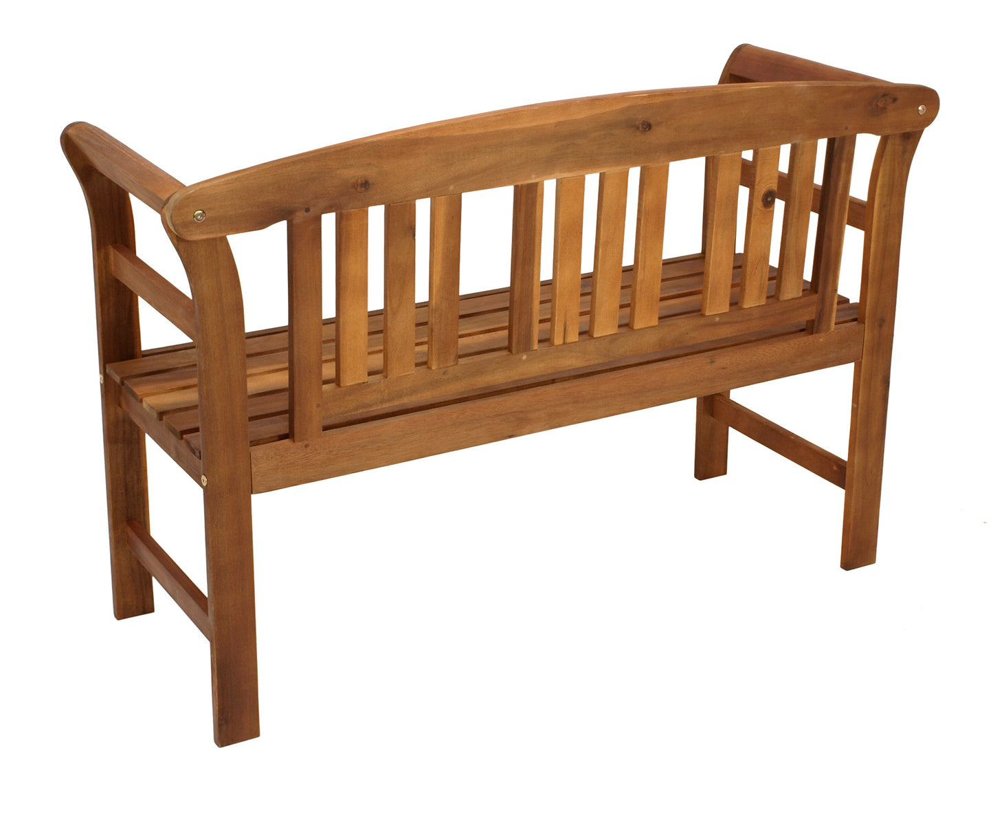 Panca da giardino ROSARIO 2 posti, acacia oliata, certificata FSC®