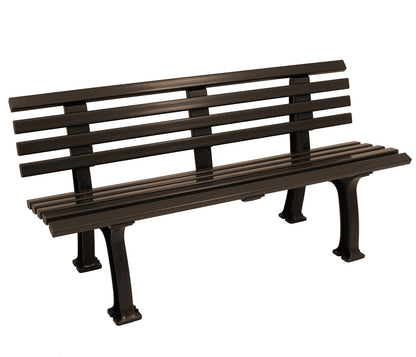 Banquette 3 places SYLT de BLOME, plastique marron