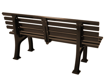 Banquette 3 places SYLT de BLOME, plastique marron