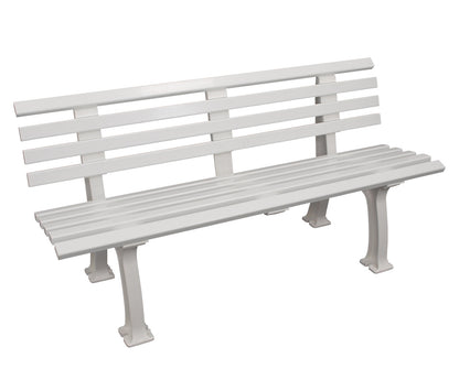 Banc de jardin SYLT 3 places de BLOME, plastique blanc