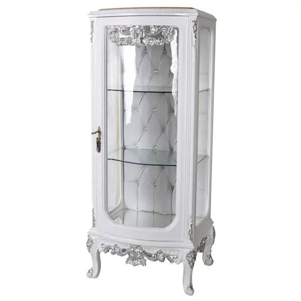 BAROCK VITRINE ANTIK VITRINENSCHRANK GLASVITRINE ROKOKO REGAL