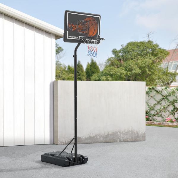 canestro da basket mobile e regolabile in altezza