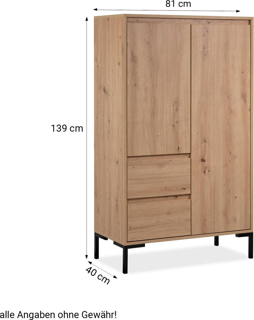 Kommode Sideboard Highboard Eiche