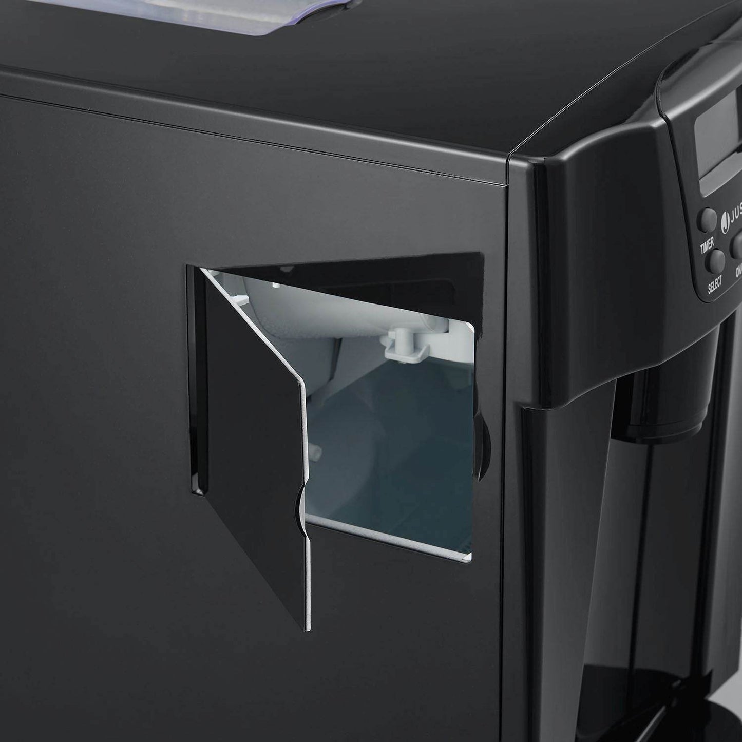 Eiswürfelmaschine PIM200L in schwarz mit Spender - Palo24