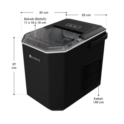 Eiswürfelmaschine IceOracle in Schwarz - Palo24