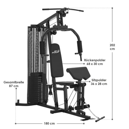 Kraftstation ProfiGym 3000 mit 14 Gewichte