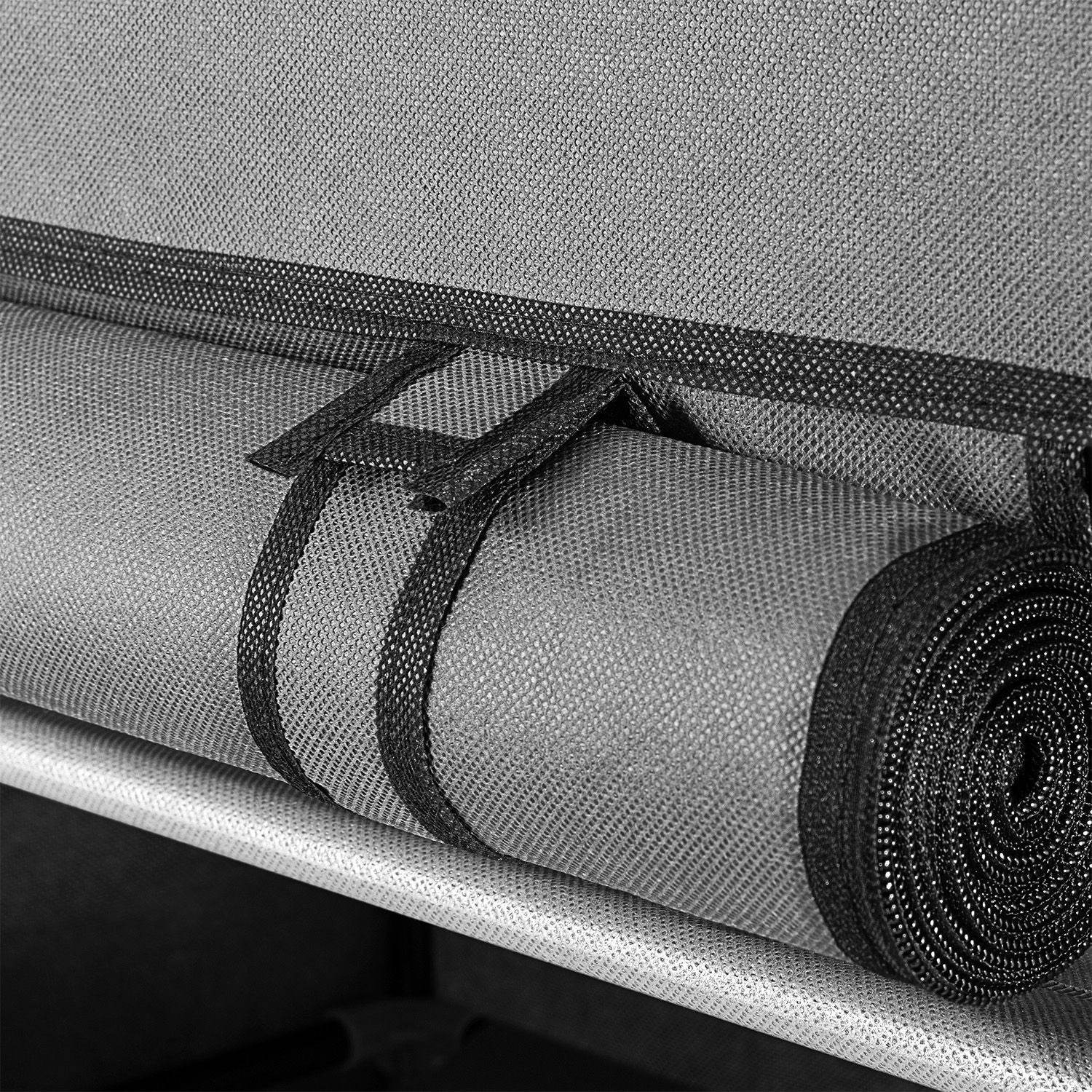 Schuhschrank M aus Stoff 9 Ebenen Grau - Palo24