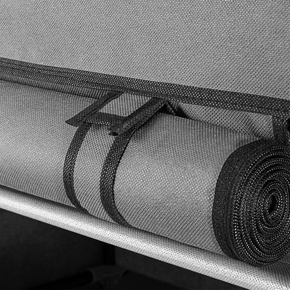 Schuhschrank M aus Stoff 9 Ebenen Grau - Palo24