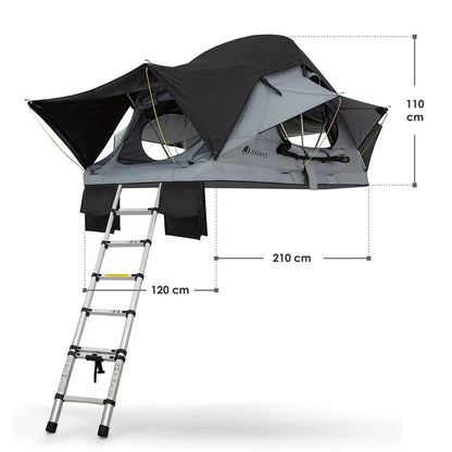 Autodachzelt für 2 Personen Lago mit Matratze
